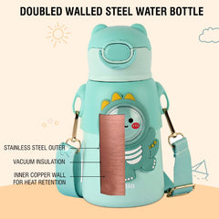 Funz Hot & Cold Stainless Steel Kids Water Bottle, 550ml / 550ml