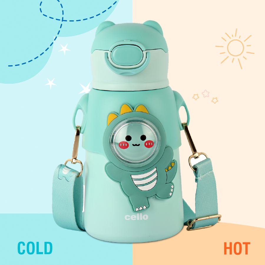 Funz Hot & Cold Stainless Steel Kids Water Bottle, 550ml / 550ml