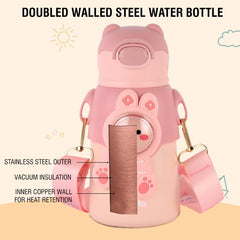 Funz Hot & Cold Stainless Steel Kids Water Bottle, 550ml / 550ml