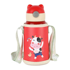 Toddy Hot & Cold Stainless Steel Kids Water Bottle, 550ml Red / 550ml