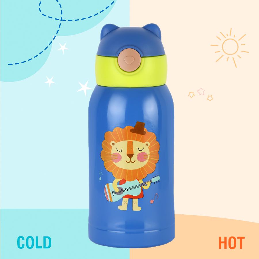 Toddy Hot & Cold Stainless Steel Kids Water Bottle, 550ml / 550ml