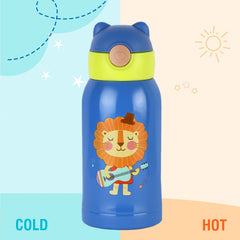 Toddy Hot & Cold Stainless Steel Kids Water Bottle, 550ml Blue / 550ml