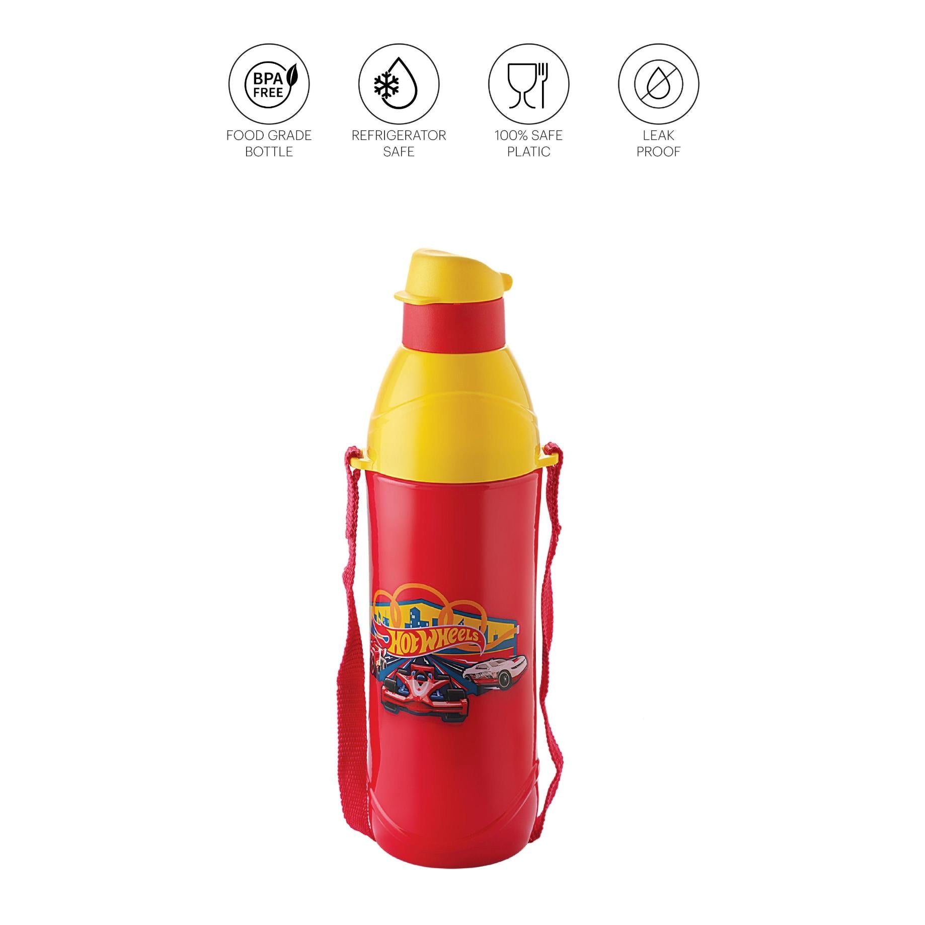 Puro Junior 400 Cold Insulated Kids Water Bottle, 420ml Red / 420ml / Hot Wheels