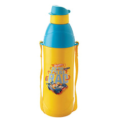 Puro Junior 400 Cold Insulated Kids Water Bottle, 420ml Yellow / 420ml / Hot Wheels