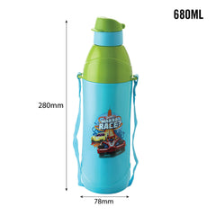 Puro Junior 900 Cold Insulated Kids Water Bottle, 680ml Blue Green / 680ml / Hot Wheels