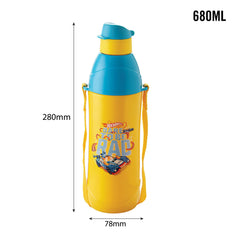 Puro Junior 900 Cold Insulated Kids Water Bottle, 680ml Yellow / 680ml / Hot Wheels