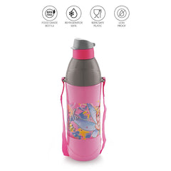 Puro Junior 900 Cold Insulated Kids Water Bottle, 680ml Pink Grey / 680ml / Tinker Bell