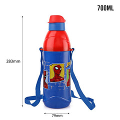 Puro Steel-X Kids Zee 900 Cold Insulated Water Bottle, 700ml Blue / 700ml / Spiderman