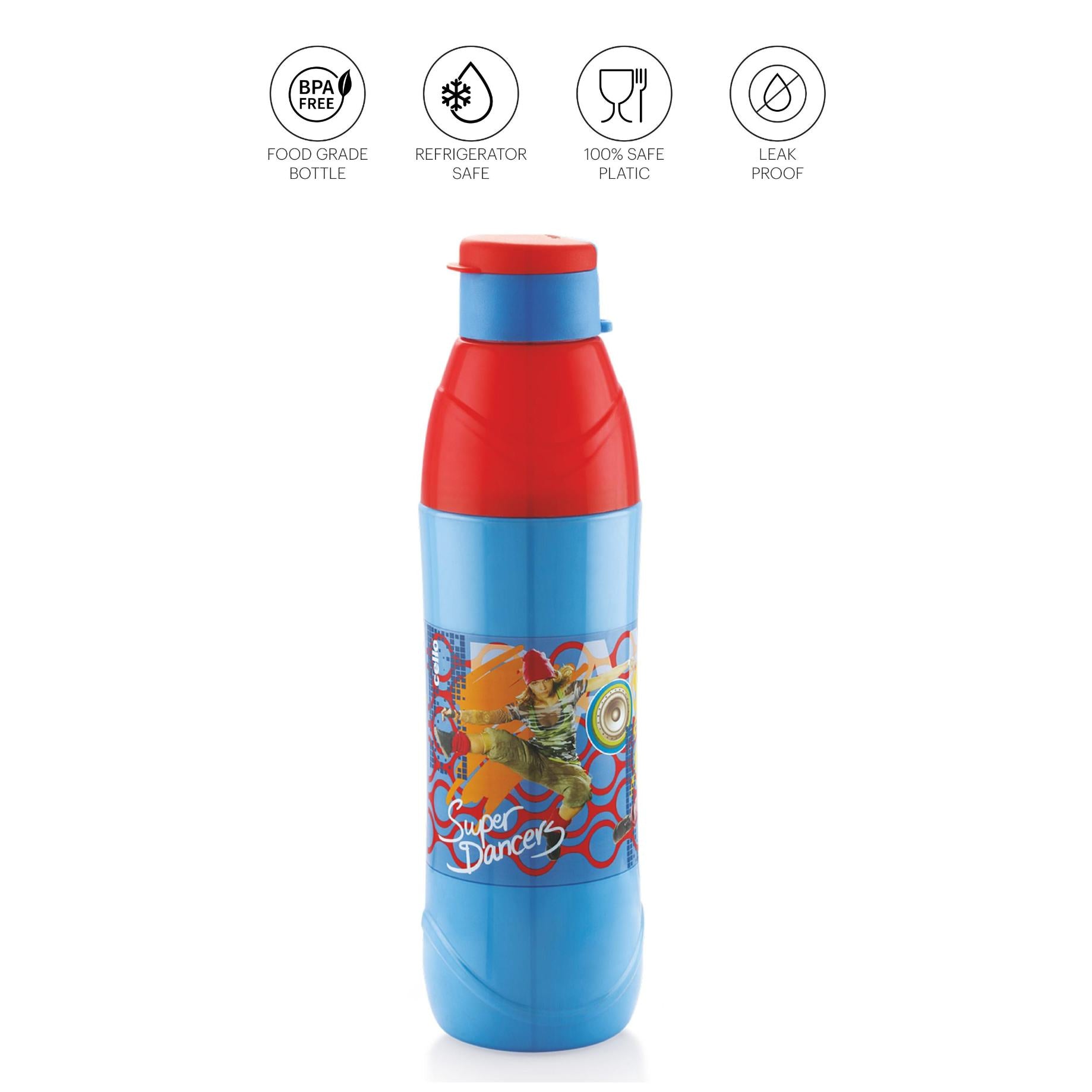 cello Puro Kids 480 ml Water Bottle - School Water Bottle