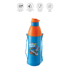 Puro Junior 600 Cold Insulated Kids Water Bottle, 470ml Blue Orange / 470ml / Hot Wheels
