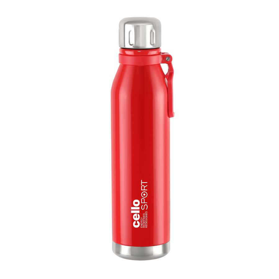 Bentley Flask, Vacusteel Water Bottle, 600ml Red / 600ml / 1 Piece