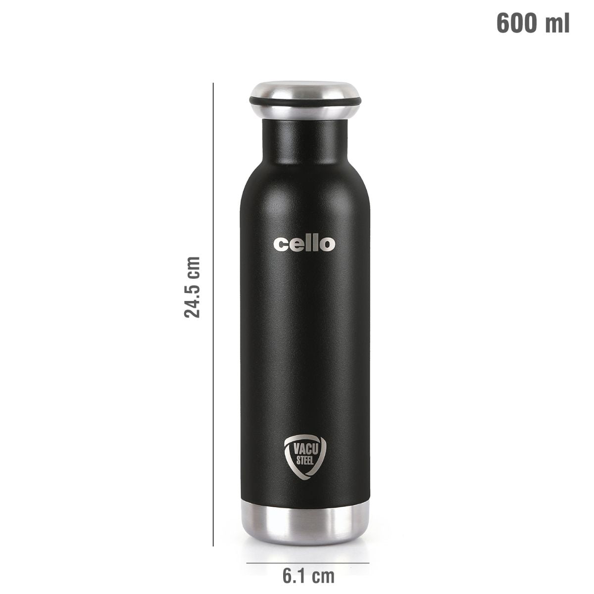 Duro Mac Flask, Vacusteel Water Bottle / 600ml