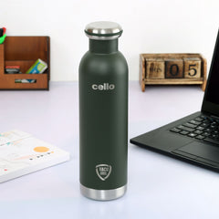 Duro Mac Flask, Vacusteel Water Bottle, 600ml Green / 600ml