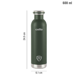 Duro Mac Flask, Vacusteel Water Bottle / 600ml