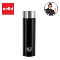 H2O Stainless Steel Water Bottle, 1000ml Black / 1000ml / 1 Piece