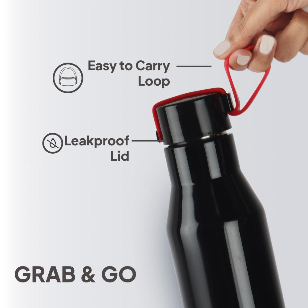 Maestro Flask, Vacusteel Water Bottle Black / 750ml