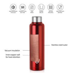 Vigo Flask, Vacusteel Water Bottle, 750ml / 750ml