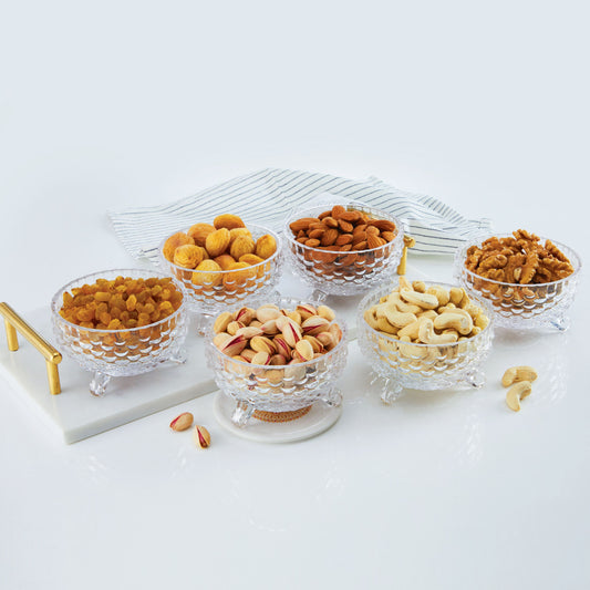 Clear|Marina Glass Bowl Gift Set / 6 Pieces