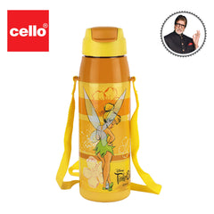 Puro Hydra Kid 600 Cold Insulated Water Bottle, 600ml Yellow / 600ml / Tinker Bell