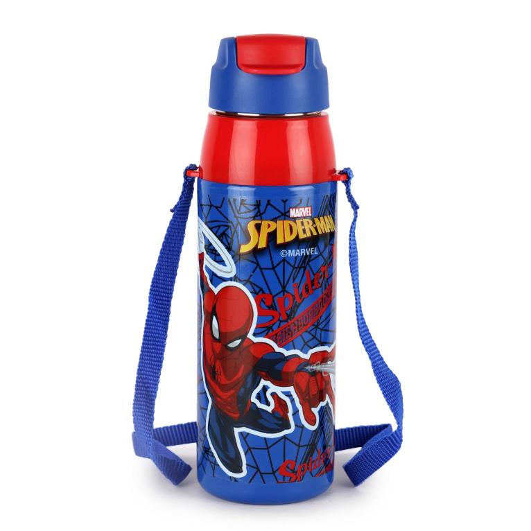 Puro Hydra Kid 600 Cold Insulated Water Bottle, 600ml Blue / 600ml / Spiderman