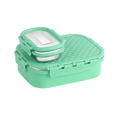 Matrix Insulated Lunch Box, Medium Green / Medium