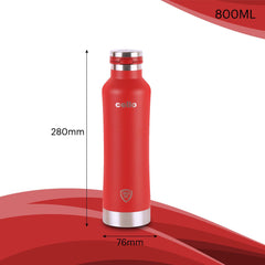 Duro One Touch Flask, Vacusteel Water Bottle / 800ml