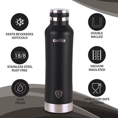 Duro One Touch Flask, Vacusteel Water Bottle 800ml / 800ml