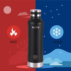 Duro One Touch Flask, Vacusteel Water Bottle 800ml / 800ml