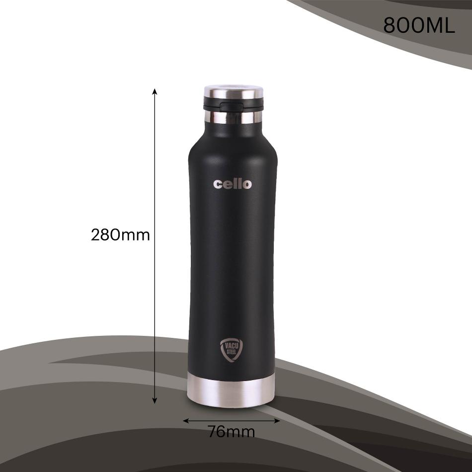 Duro One Touch Flask, Vacusteel Water Bottle 800ml / 800ml