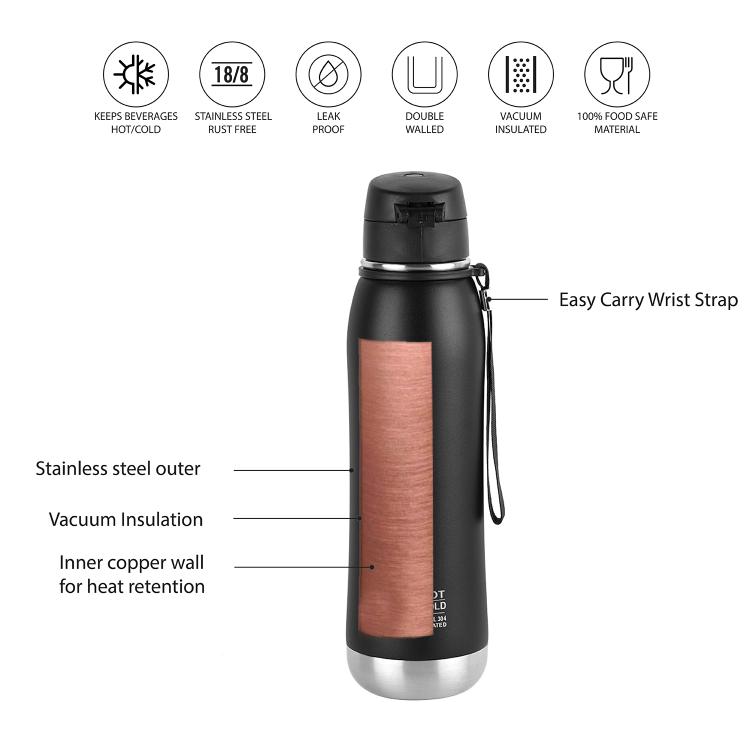 Duro Ace Flask, Vacusteel Water Bottle / 600ml