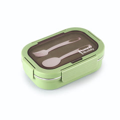 Lunch Buddy Insulated Lunch Box with Flatware Green / 1 Piece