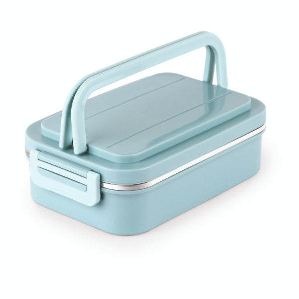 Food Buddy Lunch Box With Fork And Spoon Blue