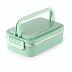 Food Buddy Lunch Box With Fork And Spoon Green