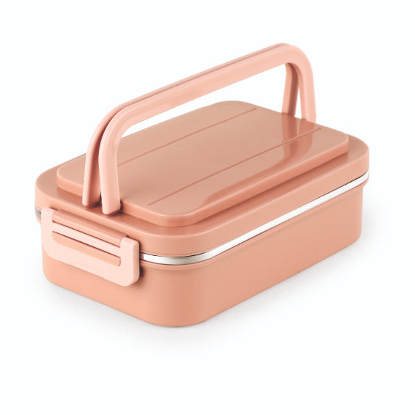 Food Buddy Lunch Box With Fork And Spoon Orange