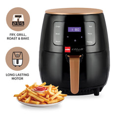 Smart Digital Air Fryer 1400W, 4.5 Liter Silver / 1500ml / 1500 Watts