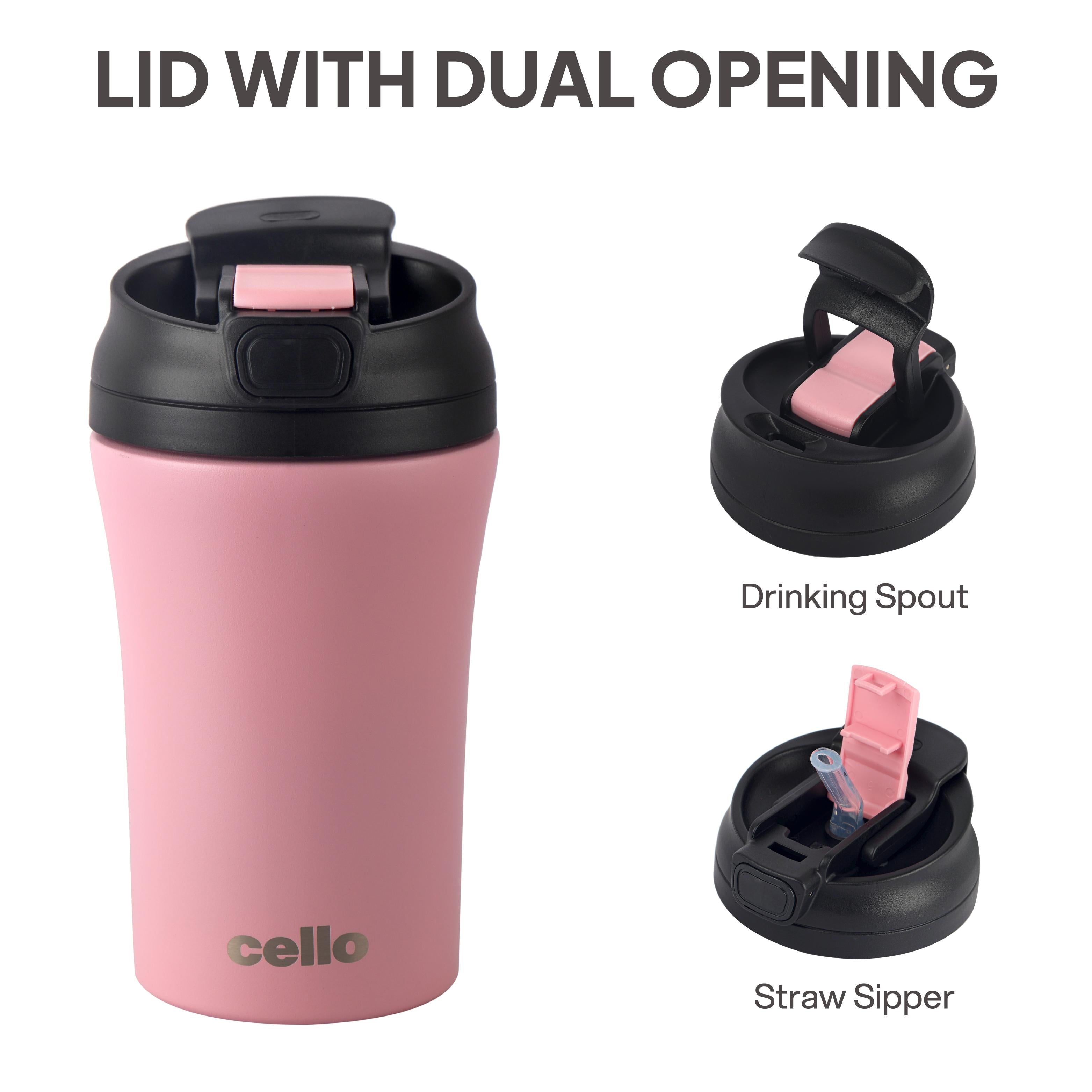 Duro Coffee Mate Vacum Insulated Travel Mug Pink / 550ml