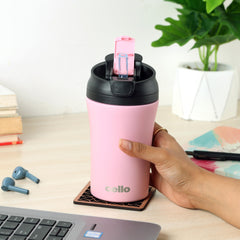 Duro Coffee Mate Vacum Insulated Travel Mug Pink / 550ml