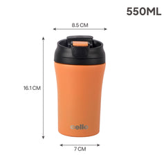 Duro Coffee Mate Vacum Insulated Travel Mug Orange / 550ml