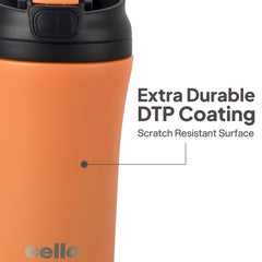 Duro Coffee Mate Vacum Insulated Travel Mug Orange / 550ml