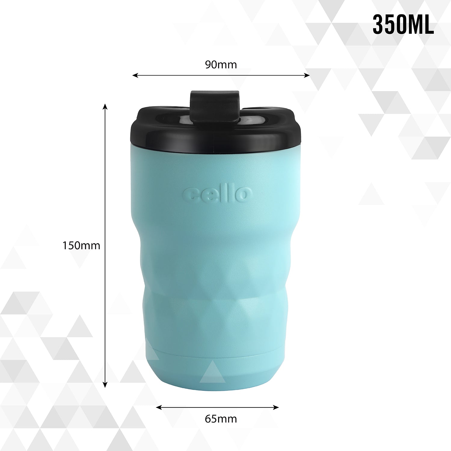 Latte Tea Coffee Mug, Vacusteel Flask 550ml Light Blue / 350ml