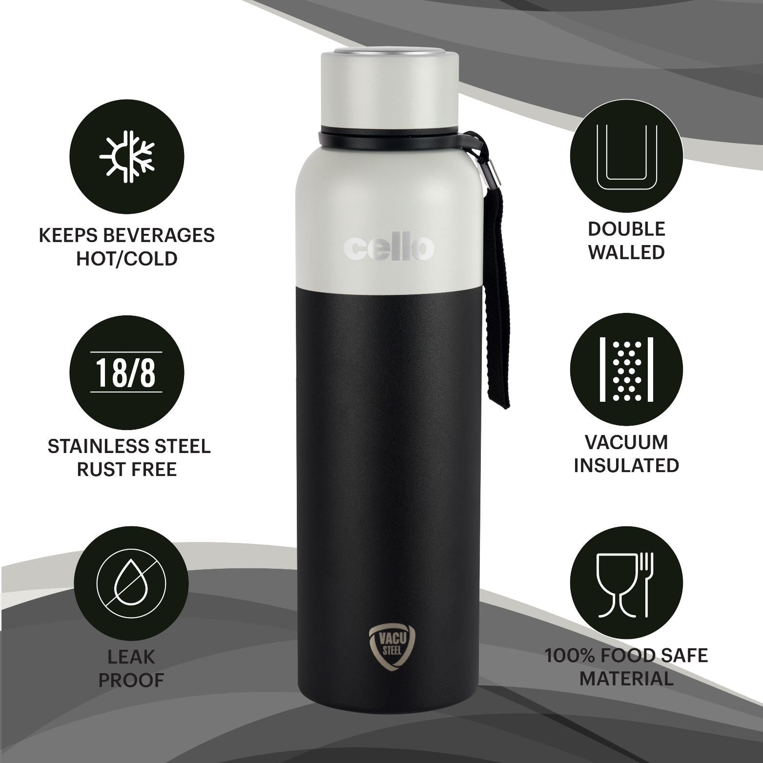 Neo Kent Flask, Vacusteel Water Bottle / 750ml