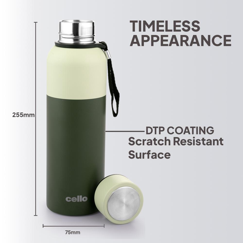 Neo Kent Flask, Vacusteel Water Bottle Dark Green / 750ml