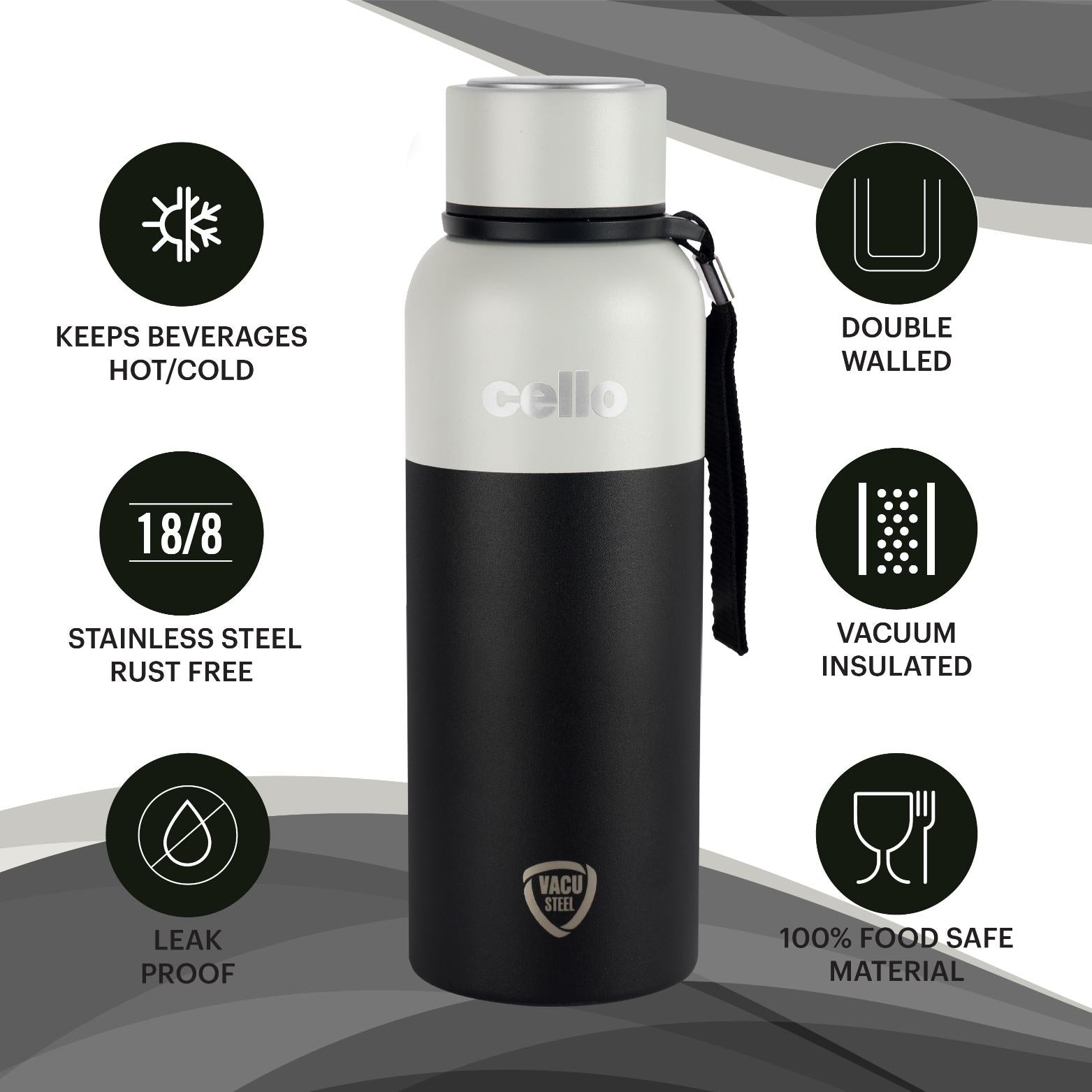 Neo Kent Flask, Vacusteel Water Bottle / 550ml