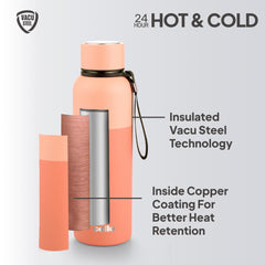 Neo Kent Flask, Vacusteel Water Bottle Coral / 550ml