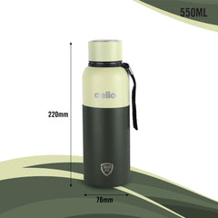 Neo Kent Flask, Vacusteel Water Bottle, 550ml Green / 550ml