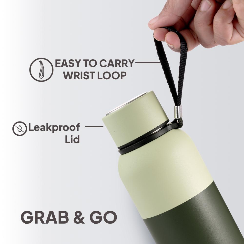 Neo Kent Flask, Vacusteel Water Bottle Dark Green / 900ml