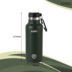 Duro Hector Flask, Vacusteel Water Bottle 550 ml Green / 550ml