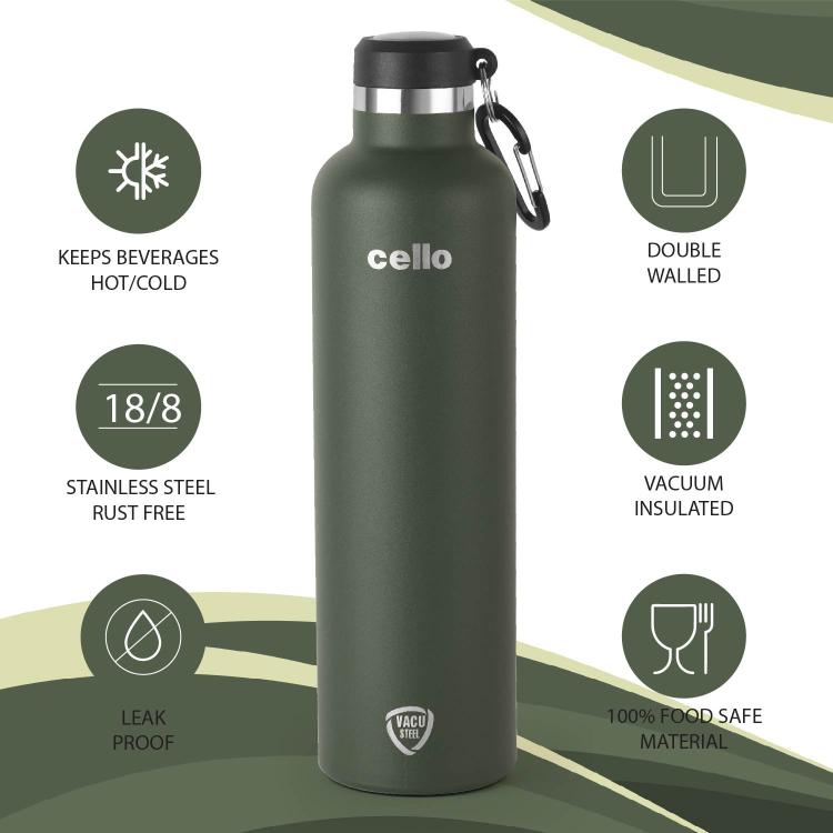 Duro Hector Flask, Vacusteel Water Bottle / 1100ml