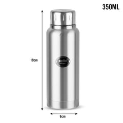Vigo Flask, Vacusteel Water Bottle, 350ml Silver / 350ml / 1 Piece