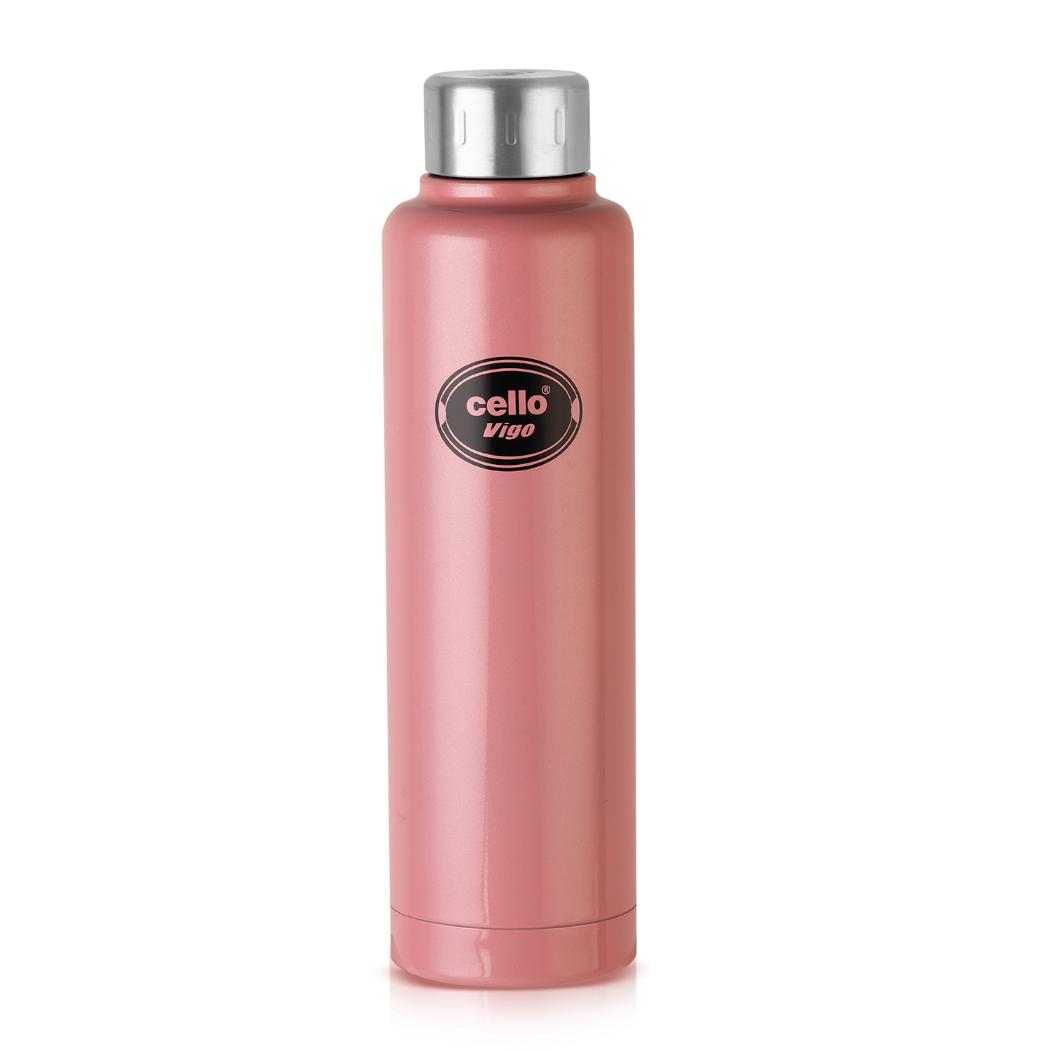 Vigo Flask, Vacusteel Water Bottle, 750ml Pink / 750ml / 1 Piece